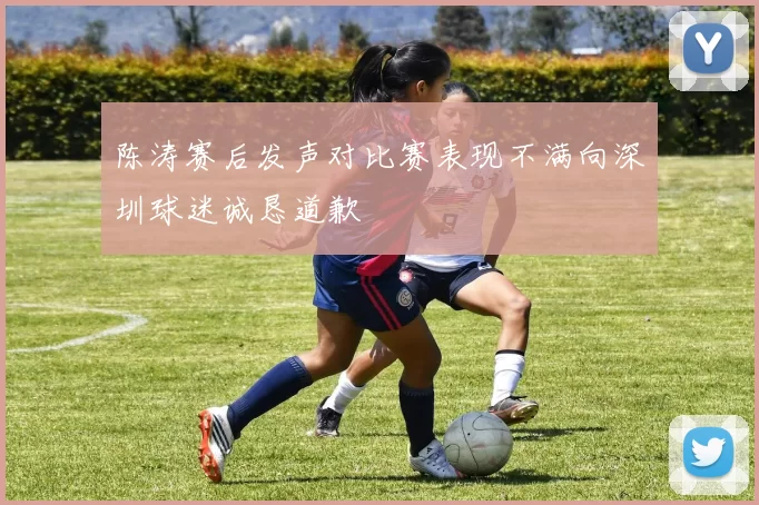 陈涛赛后发声对比赛表现不满向深圳球迷诚恳道歉